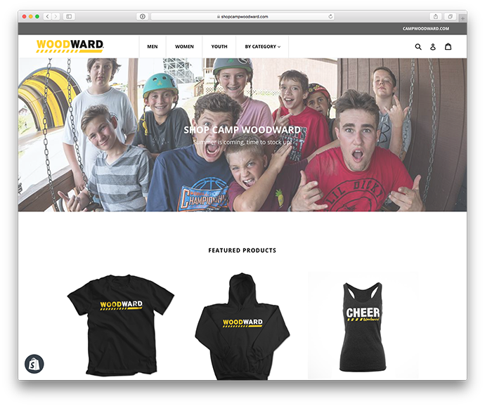 Shop Camp Woodward